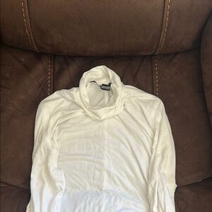 French Connection White Long Sleeve Top